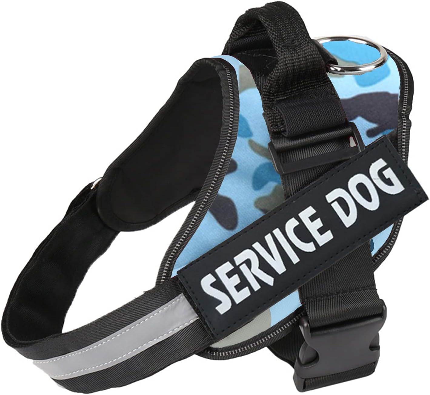 FIZILI Dog Harness, No-Pull Pet Harness Adjustable Soft Padded Dog Vest, Reflective No-Choke Pet Oxford Vest with Easy Control Handle…