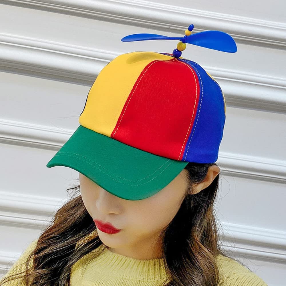 Voarge Propeller Hat, Propeller Hat, Helicopter Cap, Baseball Cap for Adults & Kids - Adjustable Size (Unisex Design) - Image 4