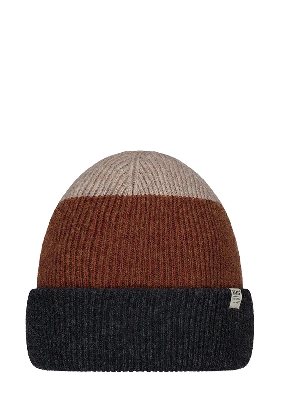 Barts Men's Charcoal Walnur Soft Merino Wool Warm Winter Beanie