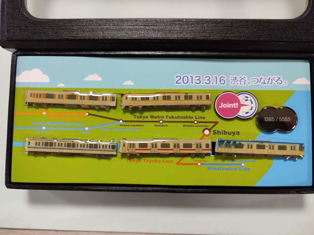 新横浜駅5社局 記念 ネクタイピン 未使用】新横浜駅5社局乗り入れ1周年