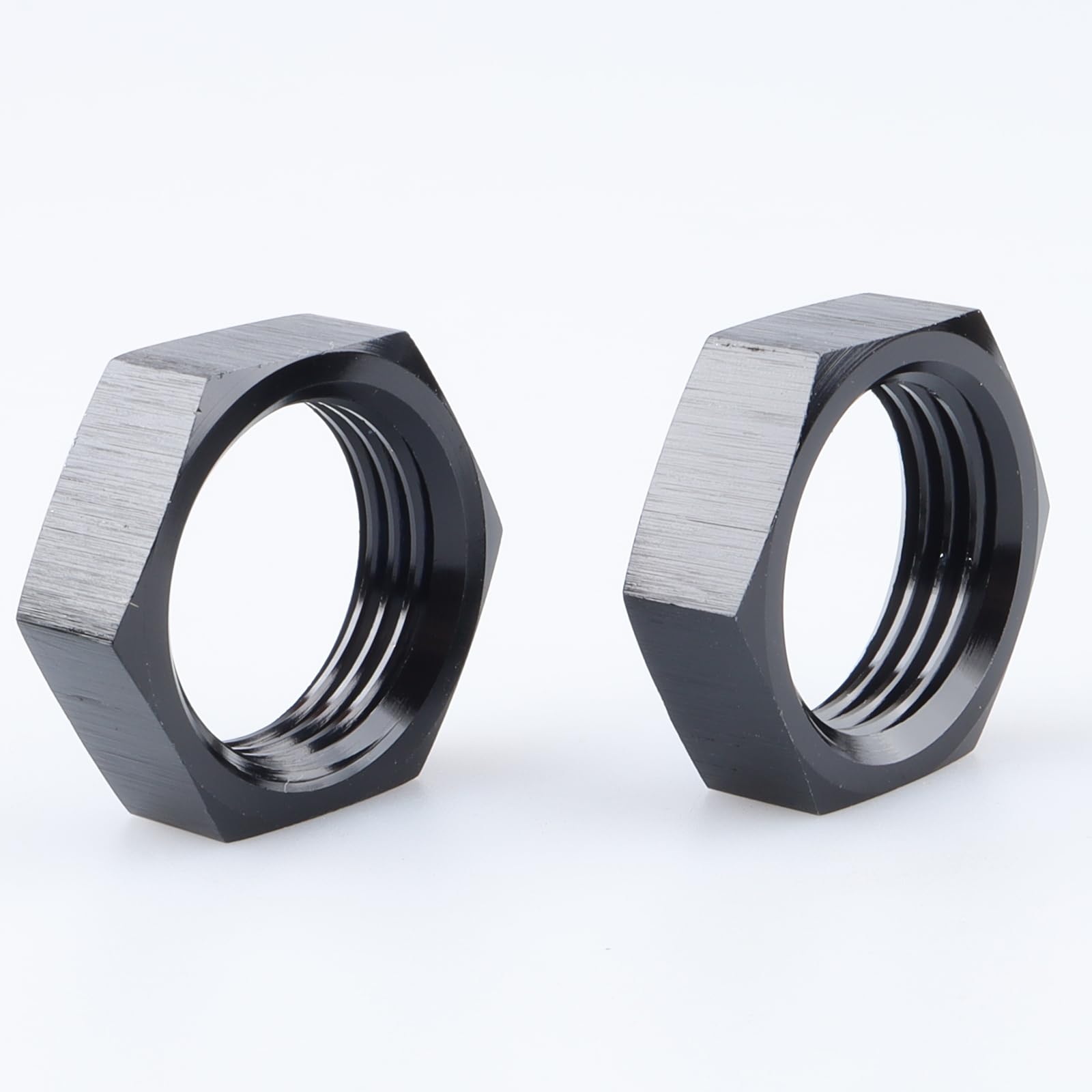 あにー AC PERFORMANCE Aluminum -10 AN Female Thread Hex Bulkhead Nut for
