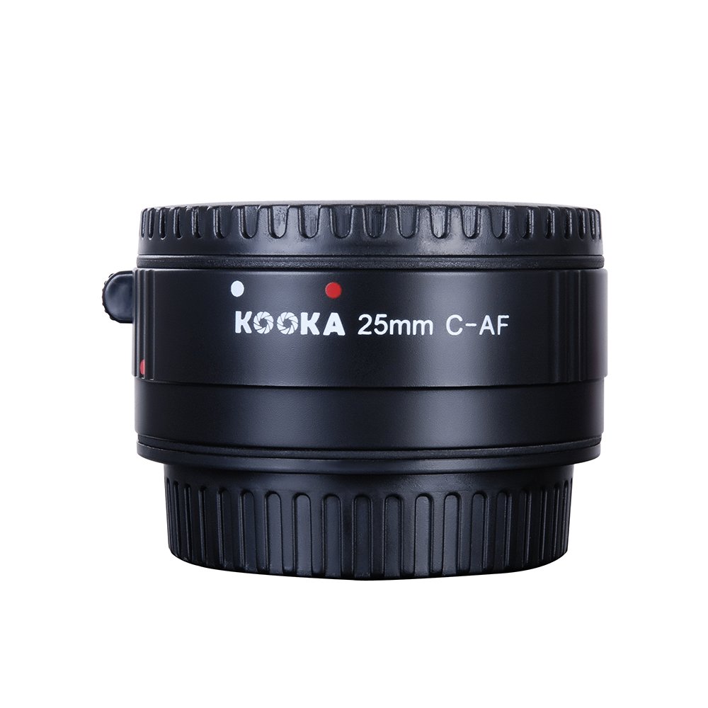 Kooka KK-C25P Extension Tube Kit for Canon 25 mm Black