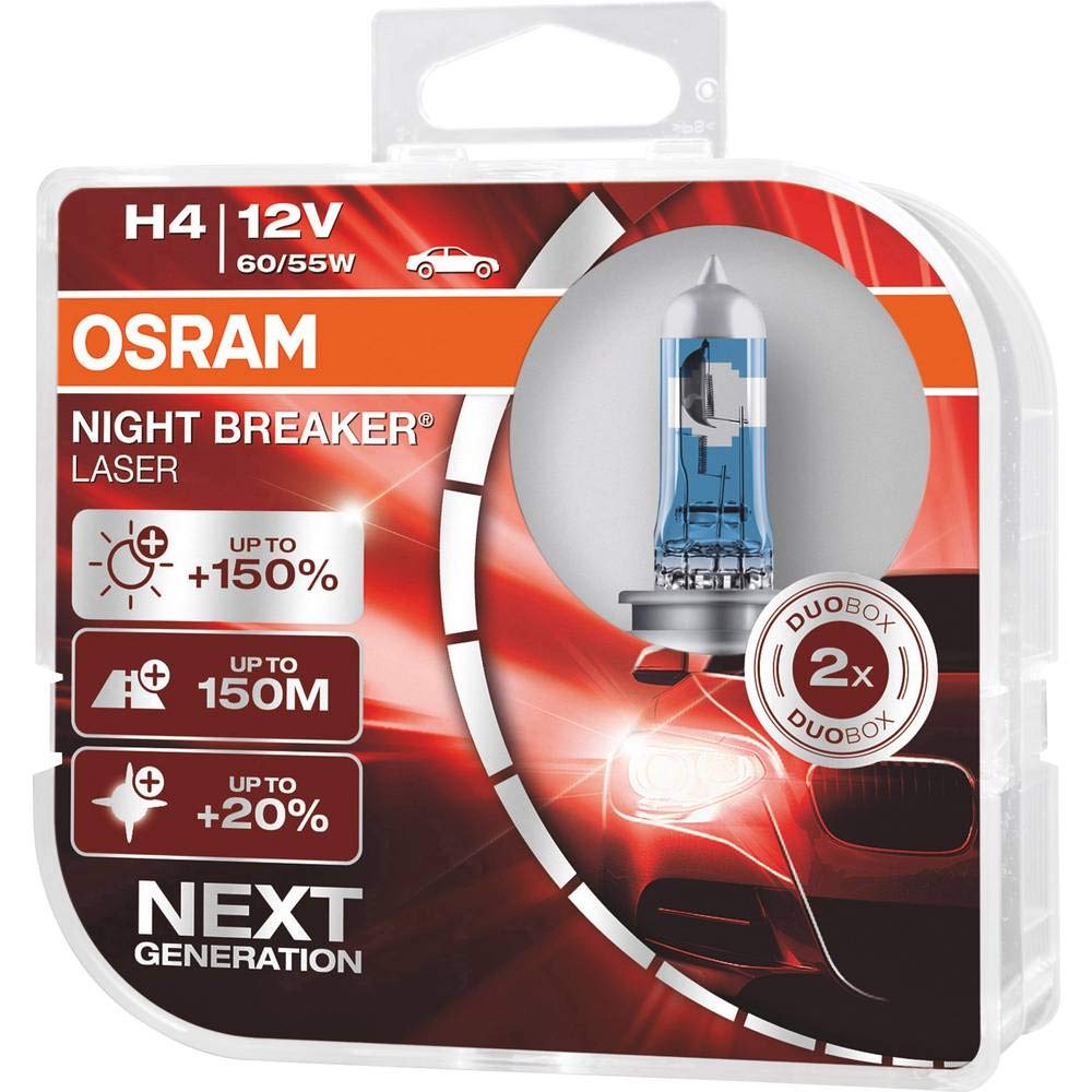 Amazon.com: OSRAM NIGHT BREAKER LASER H4, next generation, 150