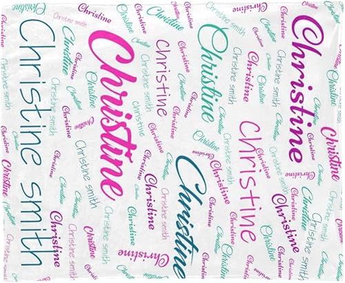 Miniatura 5 de Manta de bebé personalizada con nombre para niñas, mantas con nombre de bebé floral personalizadas para bebés, recién nacidos