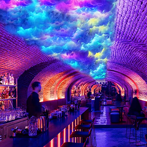Image of Cloud Light, Thundercloud LED Lights 3D Cotton Lightning Cloud Colorful Atmosphere DIY Creative Night Light for Gaming Room, Club, Bar, DJ Party,32Feet