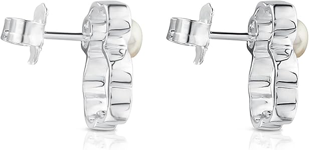 Amazon.com: TOUS Sterling Silver Earrings for Women with Pearl