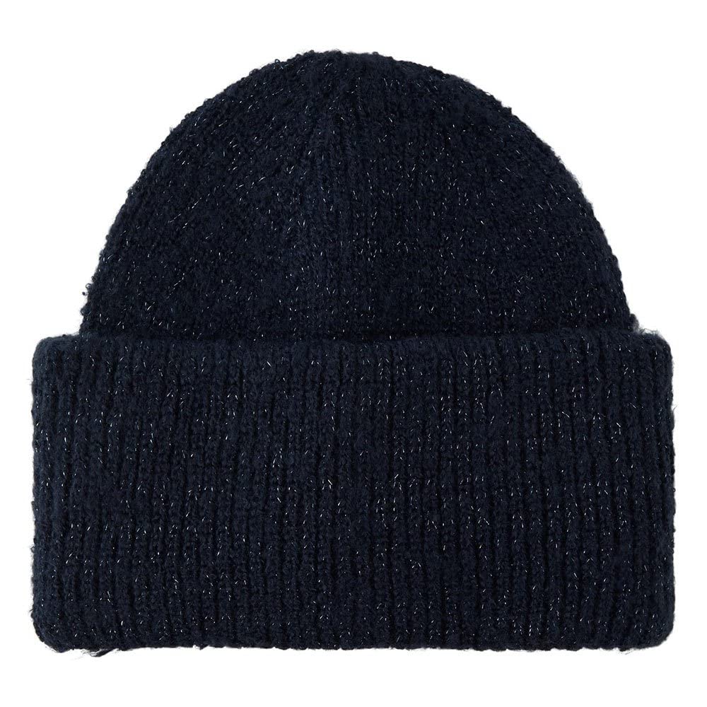 Pieces Women's Blue Knit Beanie Hat For - Accessories - One Size- Accessories