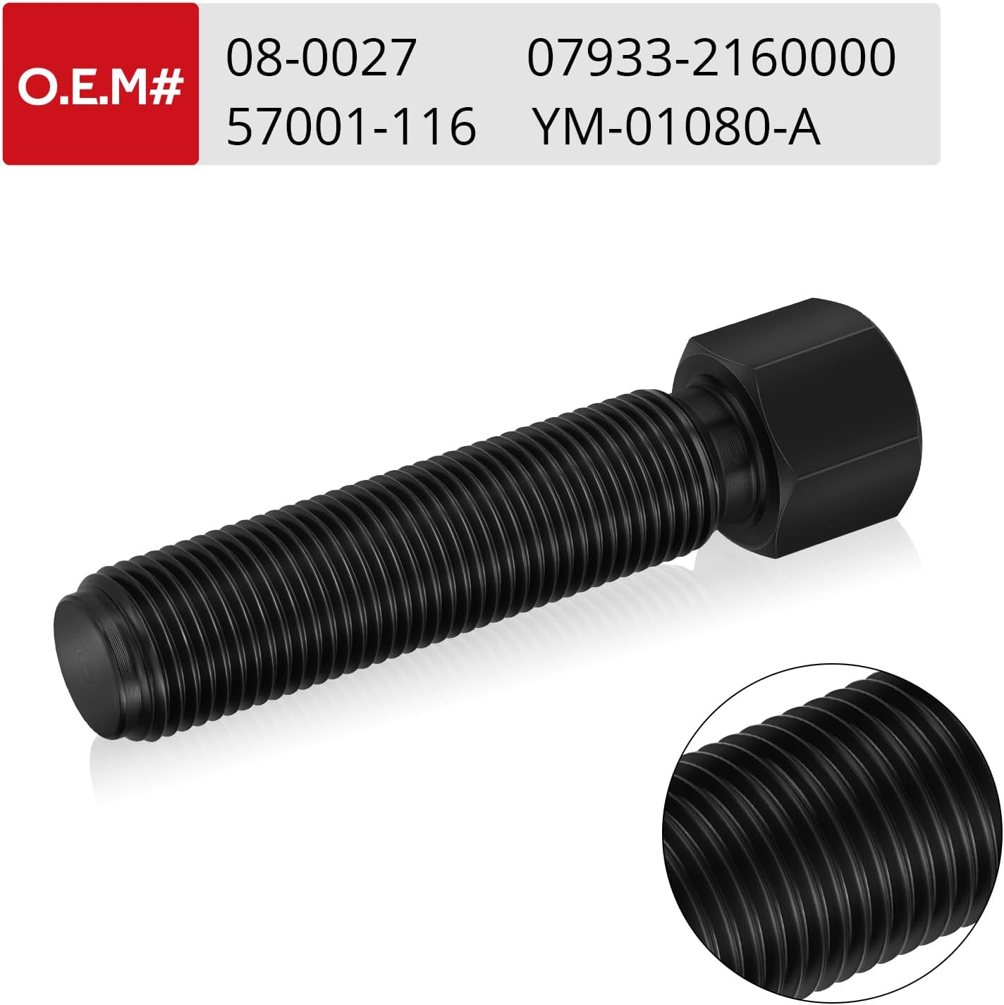 JAVIK M16 X 1.5 R.H. External Thread Flywheel Puller Fit for Honda for Kawasaki for Yamaha ATV Motorcycle,O.E.M#08-0027