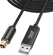 USB A to SPDIF Audio Cable Optical Digital Audio Transmission Cable 2M, USB Type A to TOSLINK Light Output Converter Adapter for PC Laptop S/PDIF Transmitter, Support 5.1ch Surround (PS5/PS4 Only