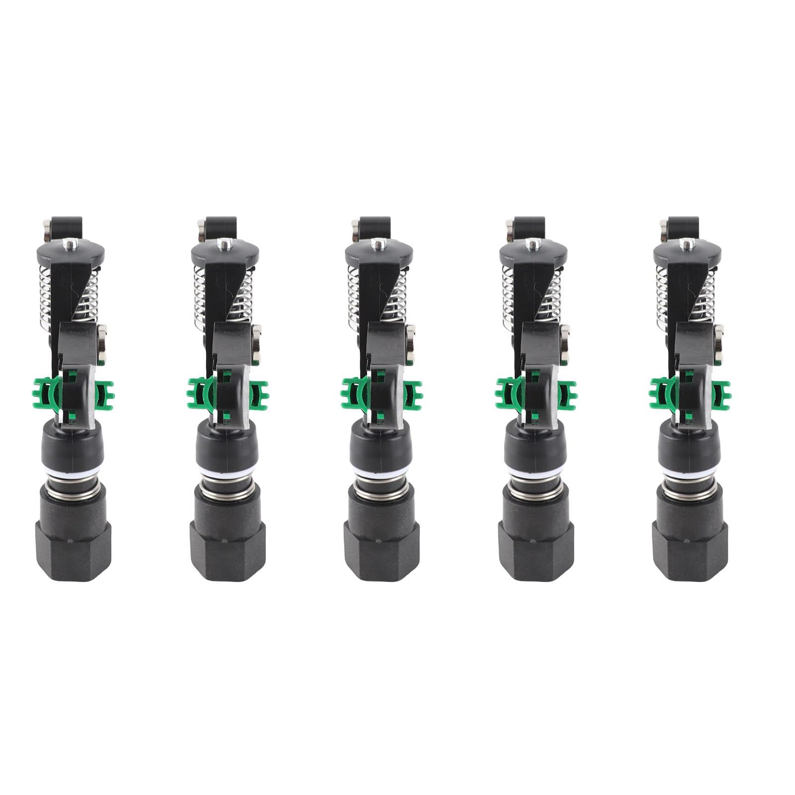 CHICIRIS Lot de 5 arroseurs de pelouse DN20 à filetage femelle de 1,9 cm, angle contrôlable, buse à bascule automatique pour jardin et pelouse