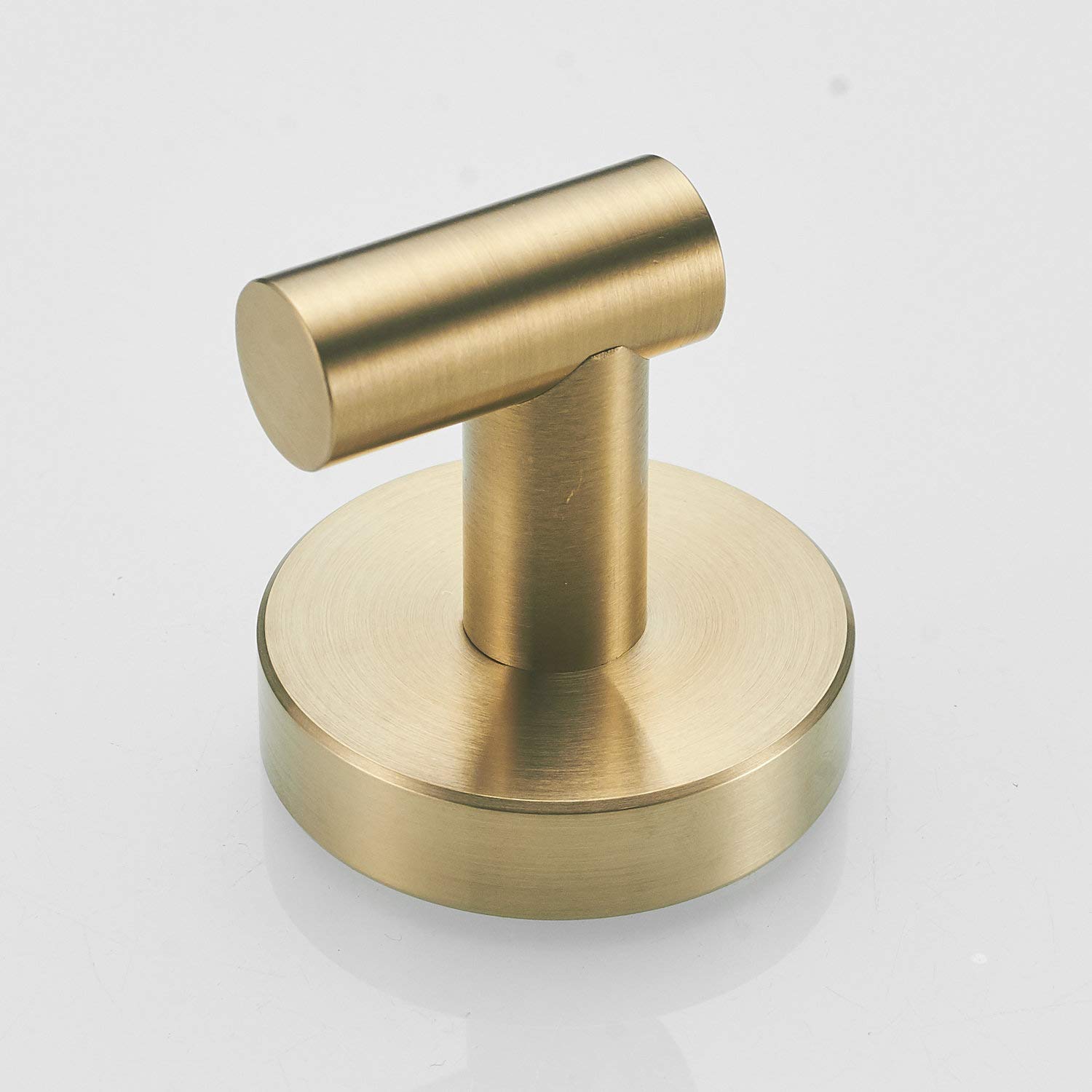 Beelee Moderno Ganchos para Toallas Ganchos Para Abrigos, Acero Inoxidable Gancho para baño y cocina, Montaje en pared, Cepillado dorado, BA195A7G