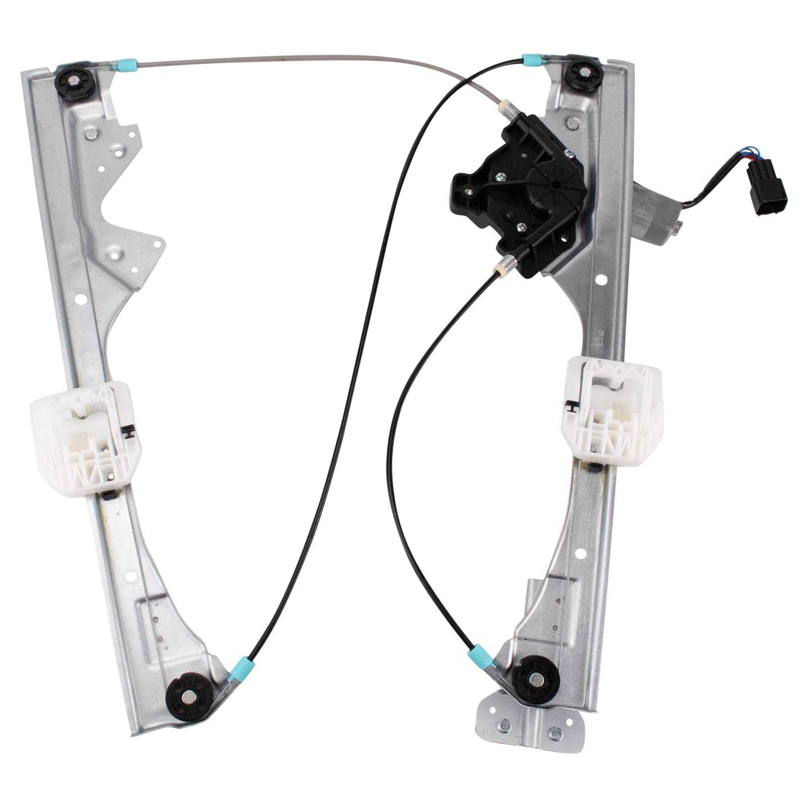 TRQ Front Right Power Window Regulator &amp; Motor Assembly Passenger Side Compatible with 2015-2020 Ford Edge