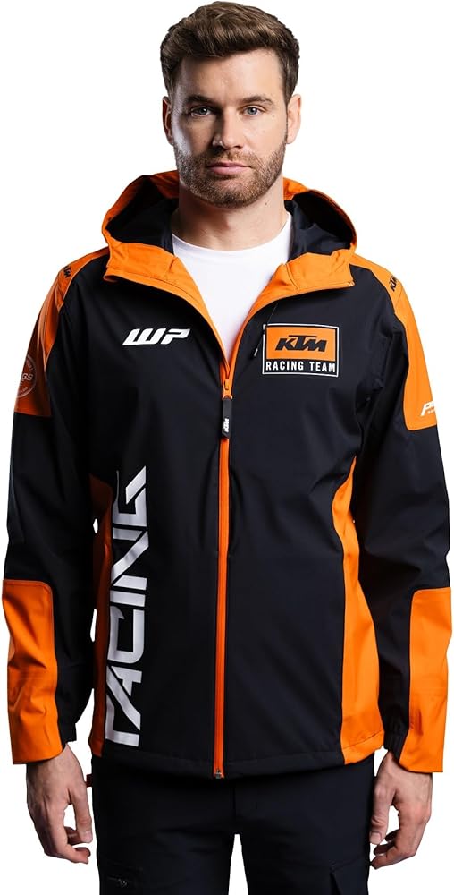 Amazon.com: KTM Team Hardshell Waterproof and Windproof Hooded