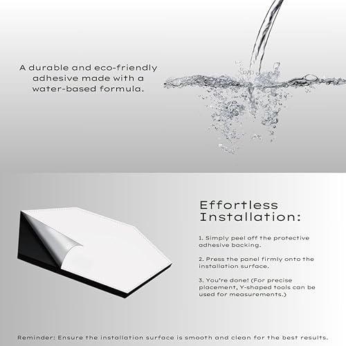 Miniatura 4 de Paneles hexagonales de madera acústica  Juego de 12 paneles de pared para insonorización y decoración elegante  Paneles de Madera Decorativos y