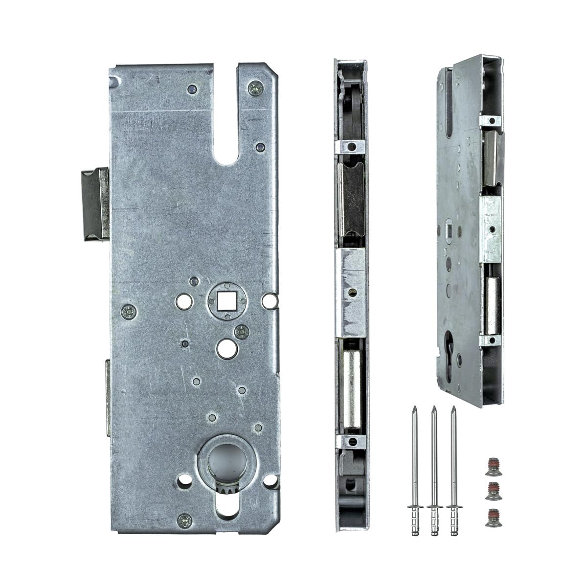 KFV Reparaturschloss 8072 | Einsteckschloss Renovierungsschloss für Mehrfachverriegelungen - Schlosskasten zur Reparatur oder Instandsetzung | Entfernung 72mm, Dornmaß 55mm