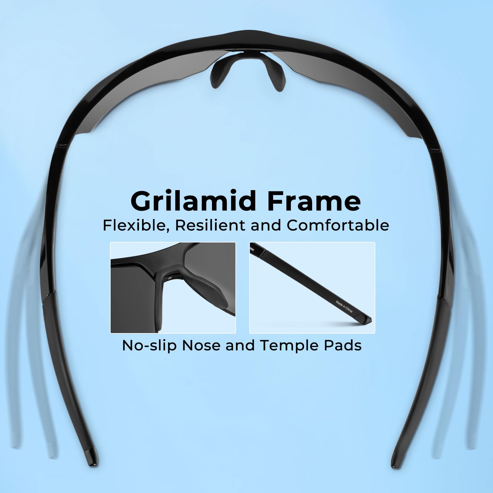 KastKing Tenmile Polarized Sunglasses for Men & Women, UV Protection,Sport Sunglasses Cycling Fishing Outdoor