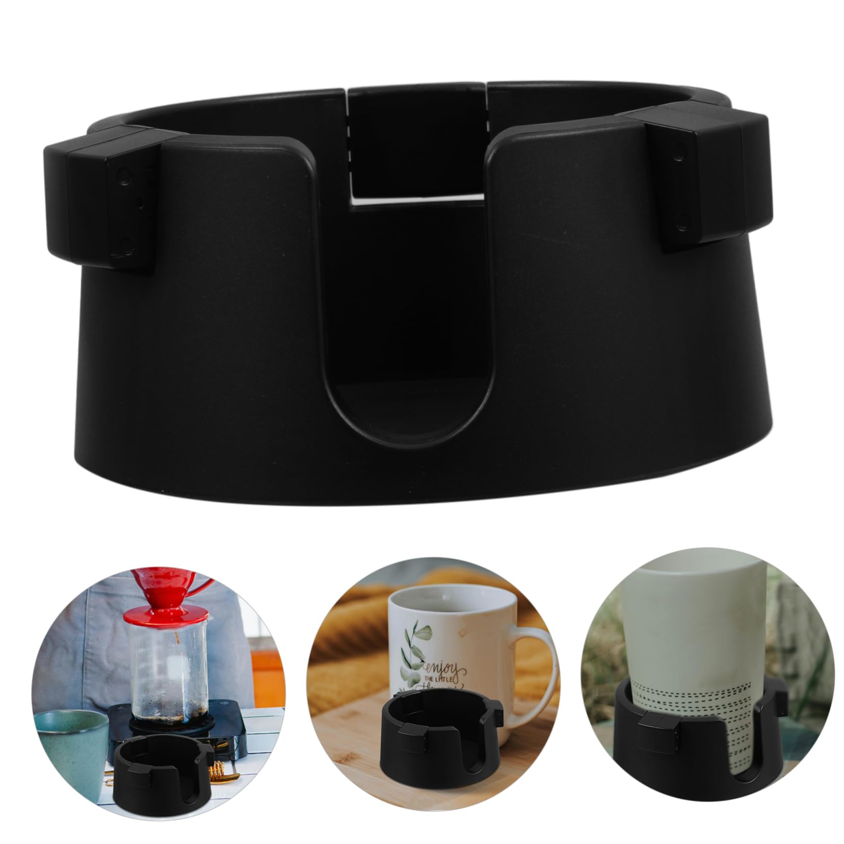 2piezas Portavasos Antiderrames Multifuncional para Mesa y Sofá Soporte De Bebidas y Aislante para Tazas y Botellas para Oficina Camping y Viajes
