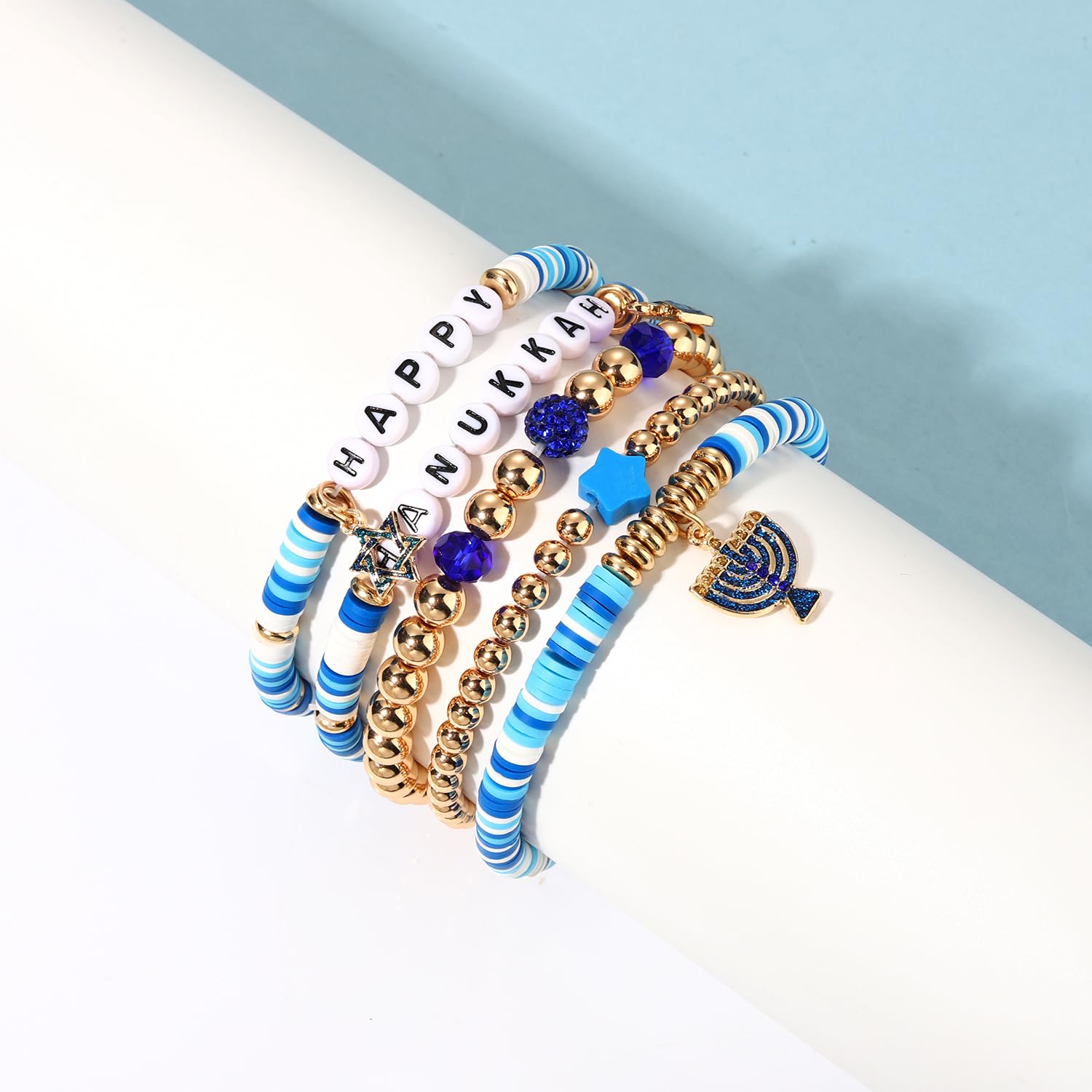 Amazon.com: CEALXHENY Hanukkah Headbands for Women Hanukkah Heishi