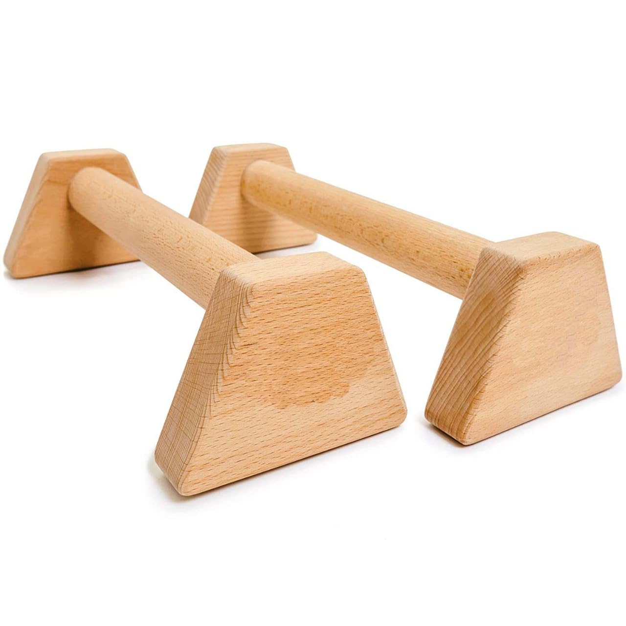 GONCHAK HUB Wooden Parallettes Joint-Friendly Push-up Handles, Handstand Bars and Mini Bars, Non-Slip for Indoor and Outdoor Use for Calisthenics, Fitness and Handstand (PowerBars XS Long) (Set of 2) (B0CH3MX2NM) Amazon Price History, Amazon Price Tracker