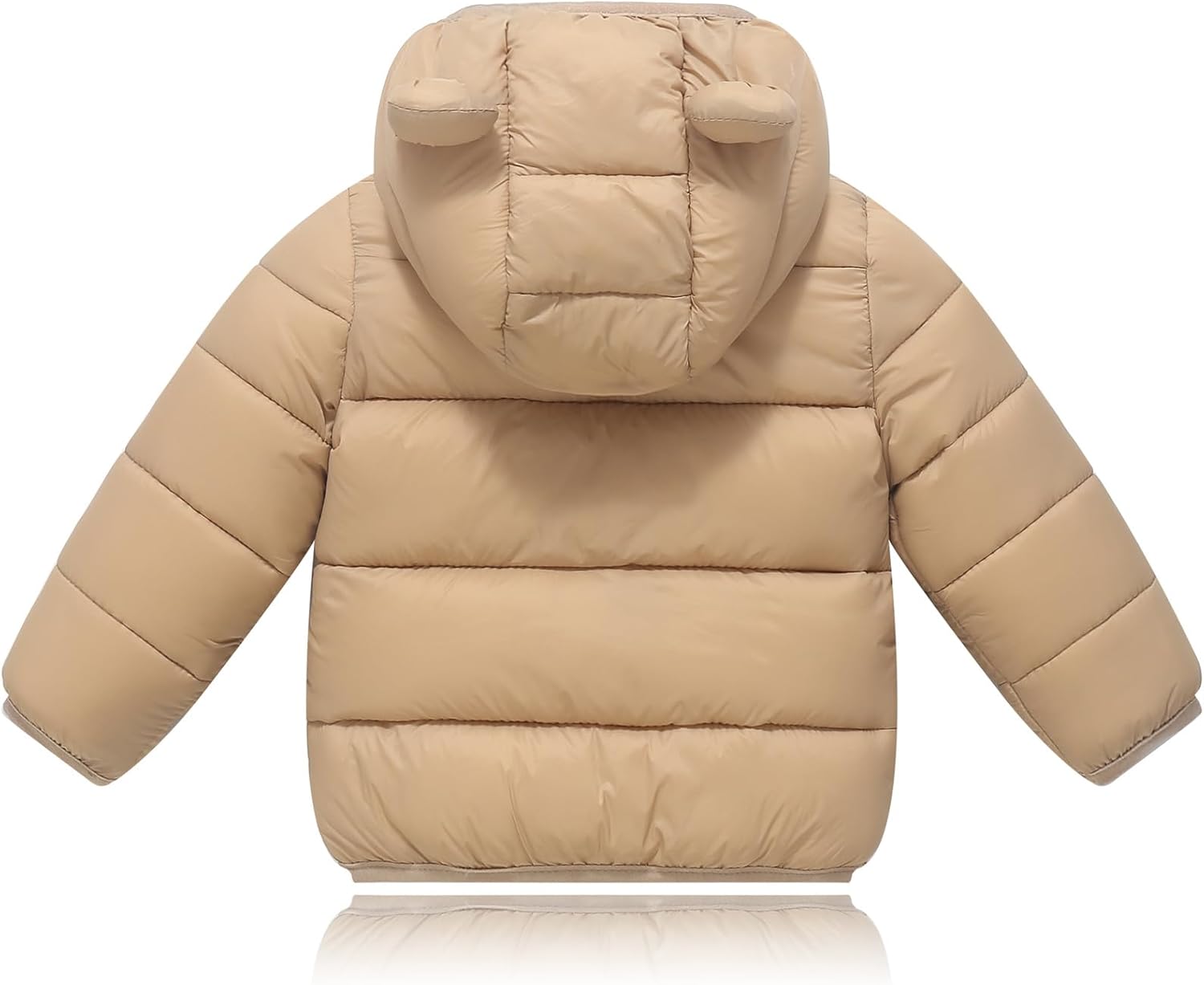 Toddler Baby Boys Girls Winter Jackets Coat Light Boy Coats Infant Bear Hoods Puffer Padded Jacket for Little Kids - Image 2