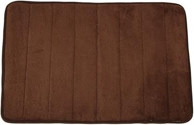 Amazon Com Mohawk Home Memory Foam Bath Rug 17 By 24 Inch Chocolate Home Kitchen
