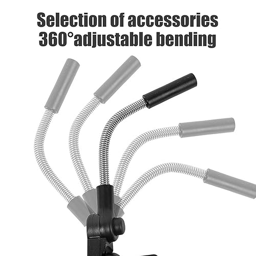 Miniatura 4 de Cochecito de bebé con abrazadera ajustable, sombrilla de protección para niños, paraguas con clip, sombrilla de 8 huesos para cochecito, silla de