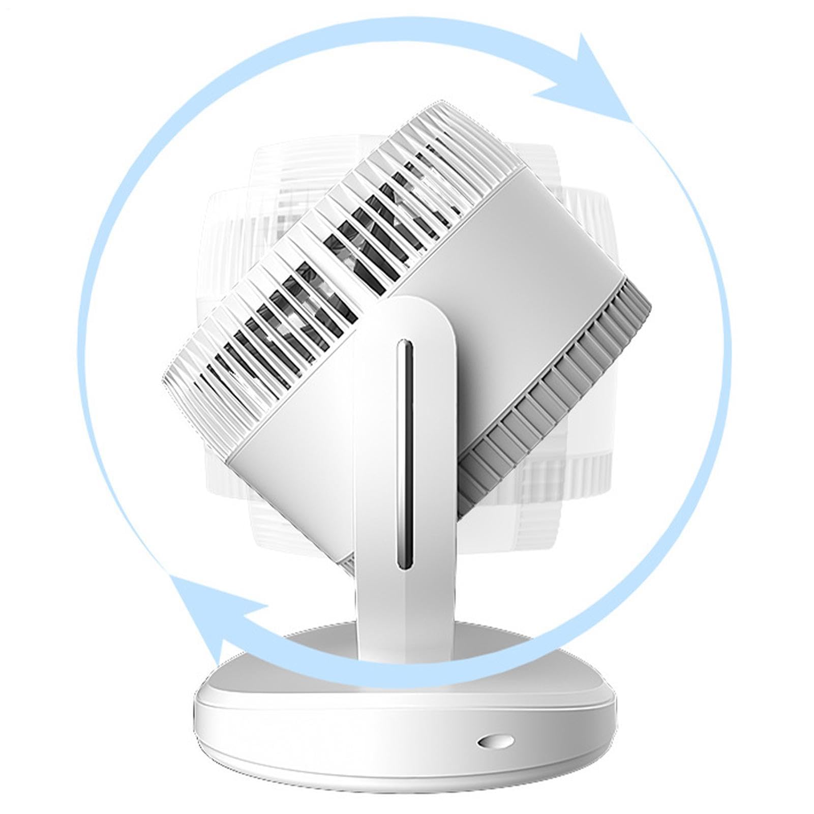Ventilatori da tavolo per la camera da Portatile 2400mAh Ricaricabile 3 | Ventilatore Raffrescante Desktop Per Interni, Studio, Camera, Soggiorno, Dormitorio E Ufficio
