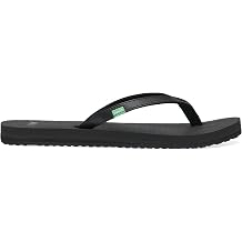 Sanuk Yoga Spree 4 | Yoga Mat Footbed | Flip Flops for Women | Yoga Sandals For Women | Womens Beach Sandals