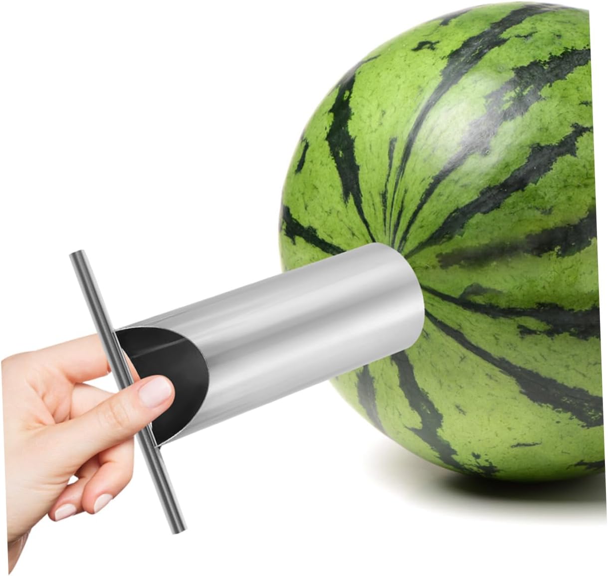 2pcs Watermelon Corer Cutter Multi Use Fruit Puncher Tool for Easy Handling Includes for Kitchen Supplies