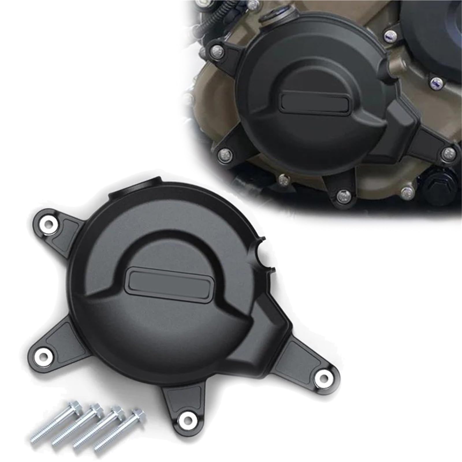 Couvercle protection moteur look carbone premium Husqvarna Svartpilen 401