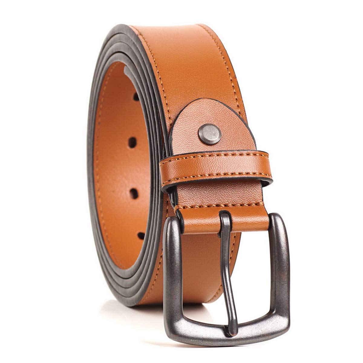 Giantsize Extra Long Leather Belts For Men Big And Tall 70 to 76 Inch Tan