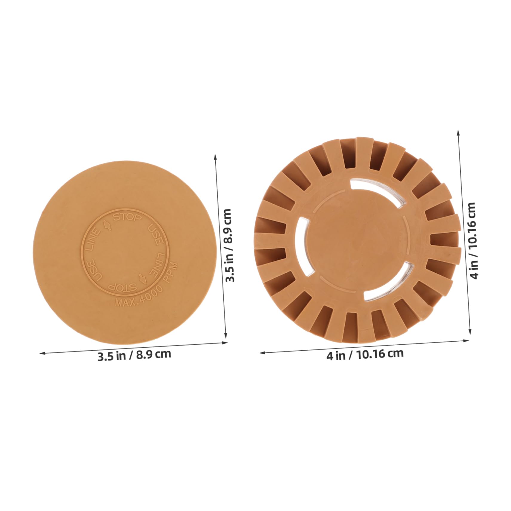 FUNOMOCYA 2pcs Car Sticker Remover Wheel Decal Adhesive Removal Wheel for Drill Kit