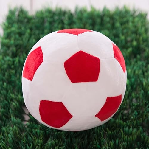 Miniatura 7 de Almohada de felpa de pelota de fútbol rellena con pelota de fútbol, juguete de felpa suave de fútbol de peluche de pelota de fútbol, juguete de