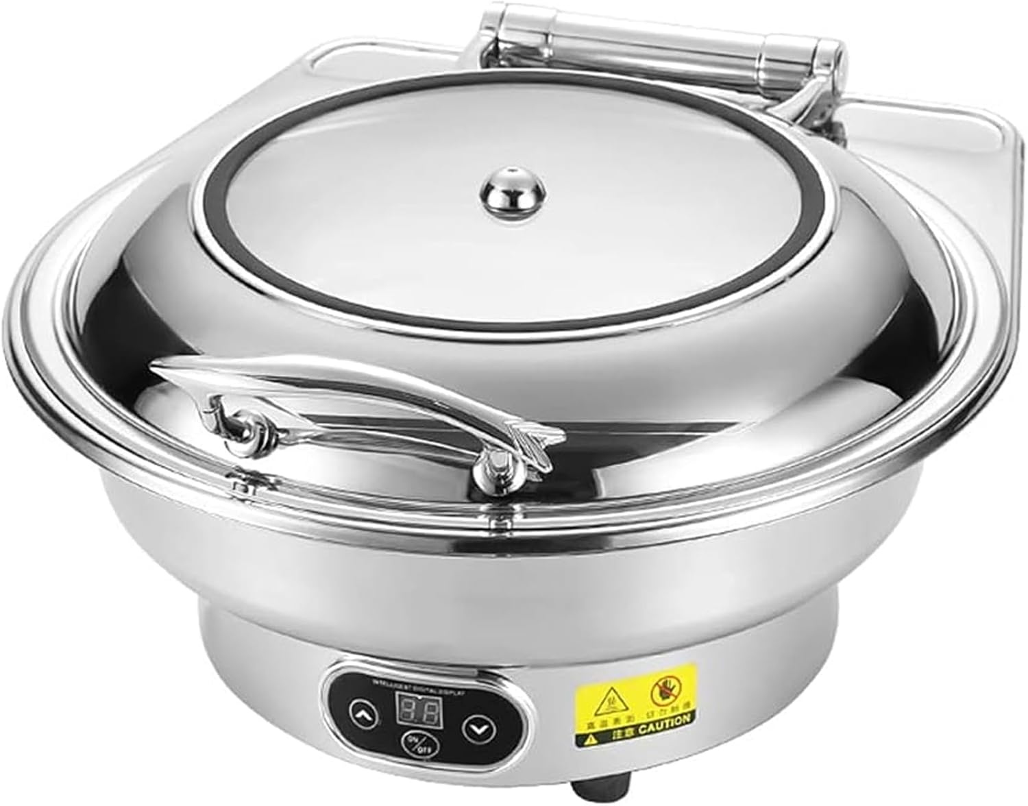 Buffet Stove, Round Stainless Steel Hydraulic Electric Heating Stove, Buffet Stove Hotel Holding Stove, Heating Holding Stove,