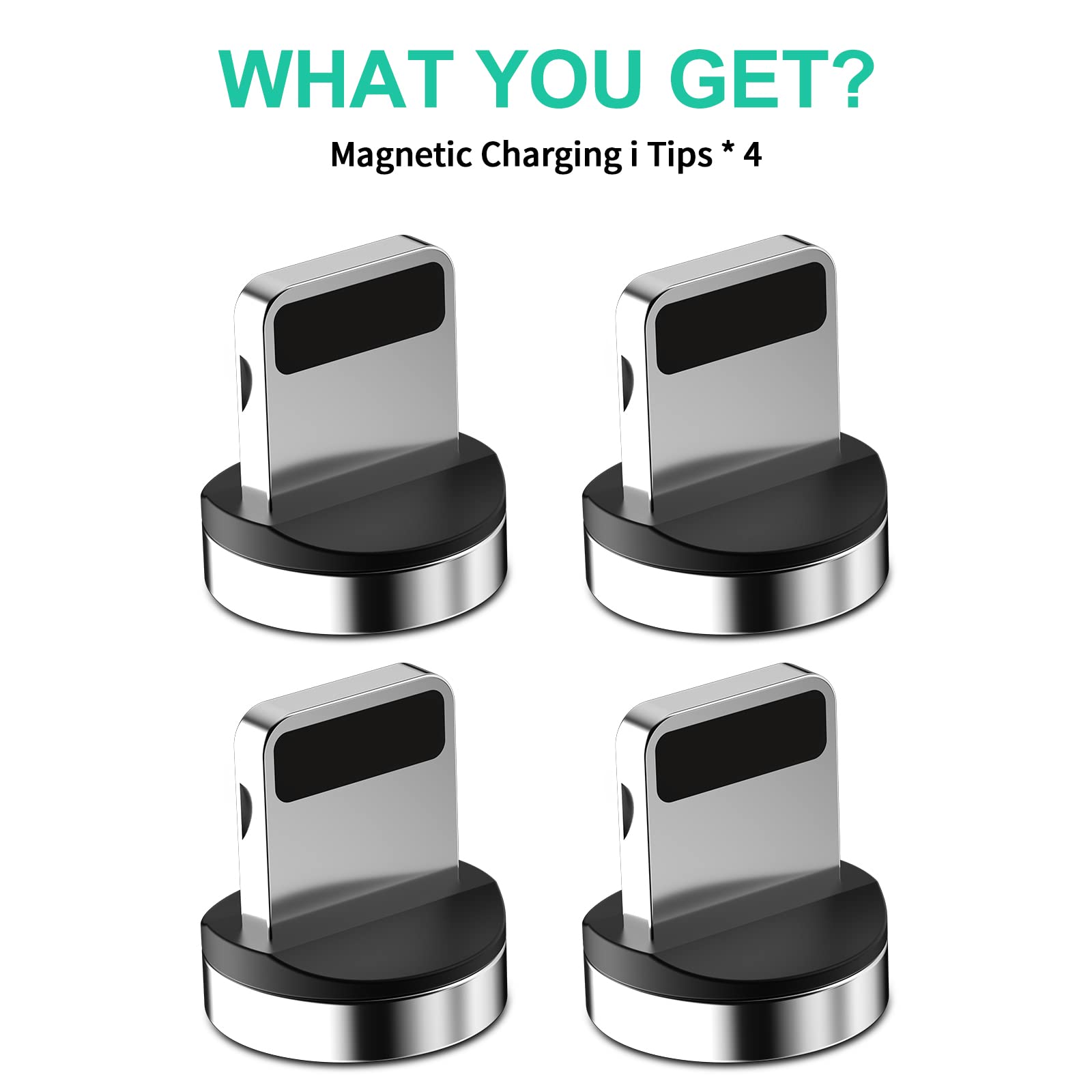 ☘️ i-Products用磁気コネクタチップ アダプター 4個　HanCenDa Amazon | i-Procucts用磁気コネクタチップヘッド (4個パック) HanCenDa