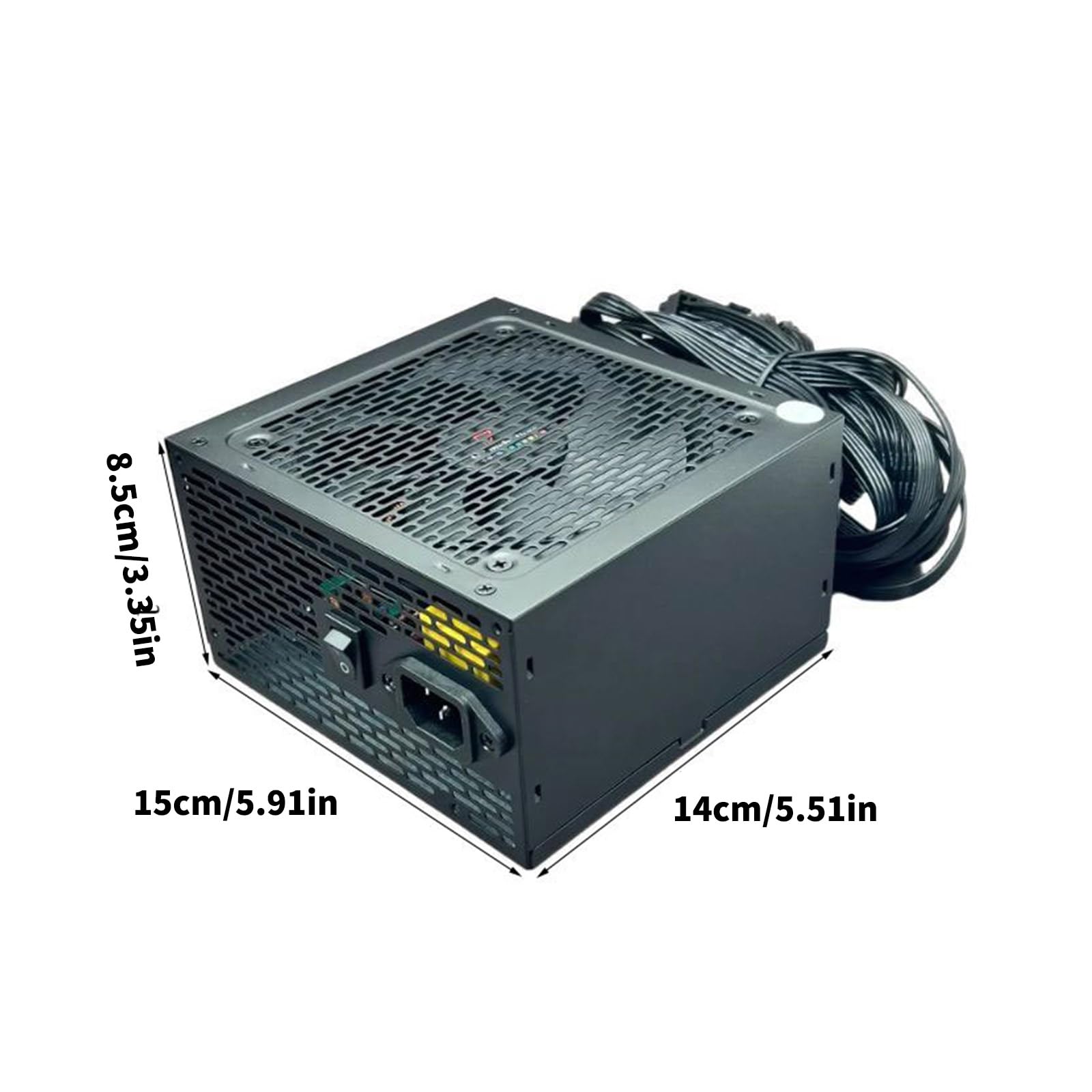Alimentatore silenzioso con ventola da 550 W/650 W/750 W, 8 pin, per giochi minerari, accessori per computer, alimentatore desktop da gioco