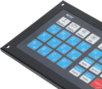 CNC Controller Expansion Keyboard Panel, CNC Controller System, Aluminum Alloy CNC Control Panel with Cable for 3 4 5 Axes, Compatible with DDCS Expert M350 Model, Clear Key