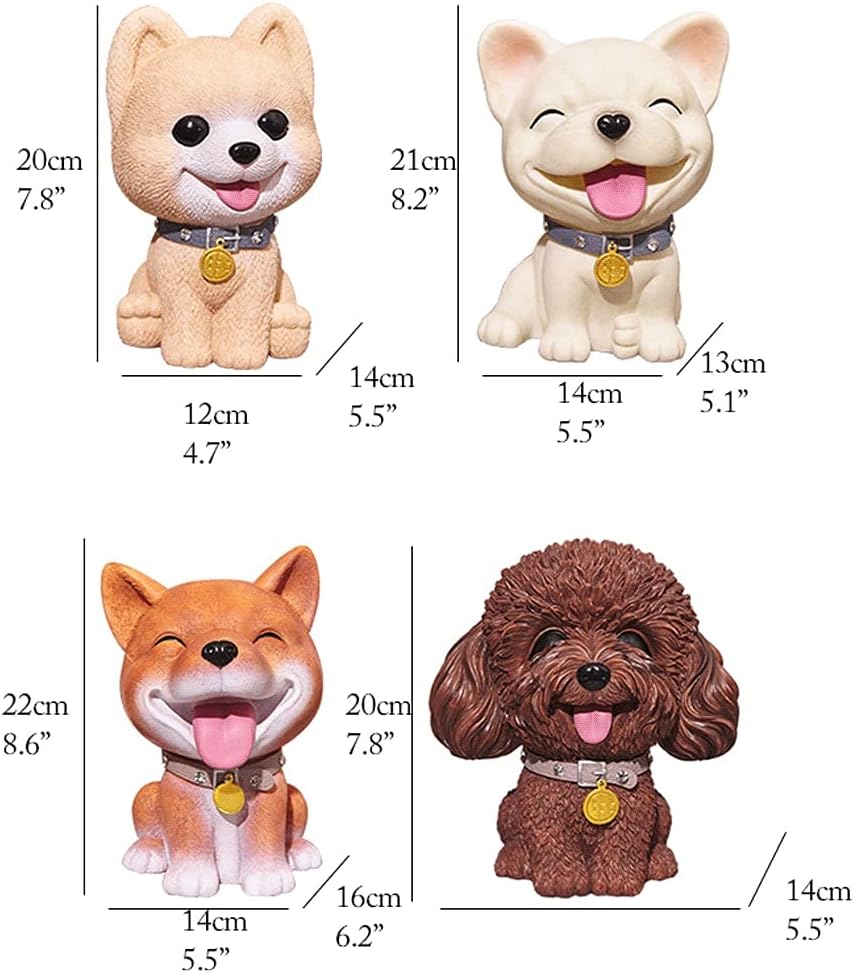 貯金箱、貯蓄コイン銀行、子供のかわいい犬の貯金箱樹脂貯蓄ポットプロパティ貯金箱コインバンク子犬のデザイン子犬のデザイン子供のためのお  Amazon.co.jp: ROOYA BABY Direct-JP犬 貯金箱 おしゃれ コインバンク 男の子 リトルドッグバギーバンク 女の子  お金を食べる犬 ...