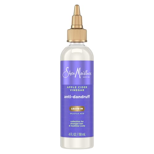 SheaMoisture Anti-Dandruff Leave-In Apple Cider Vinegar & Salicylic Acid To Soothe Scalp System for a Healthier Scalp 4 oz