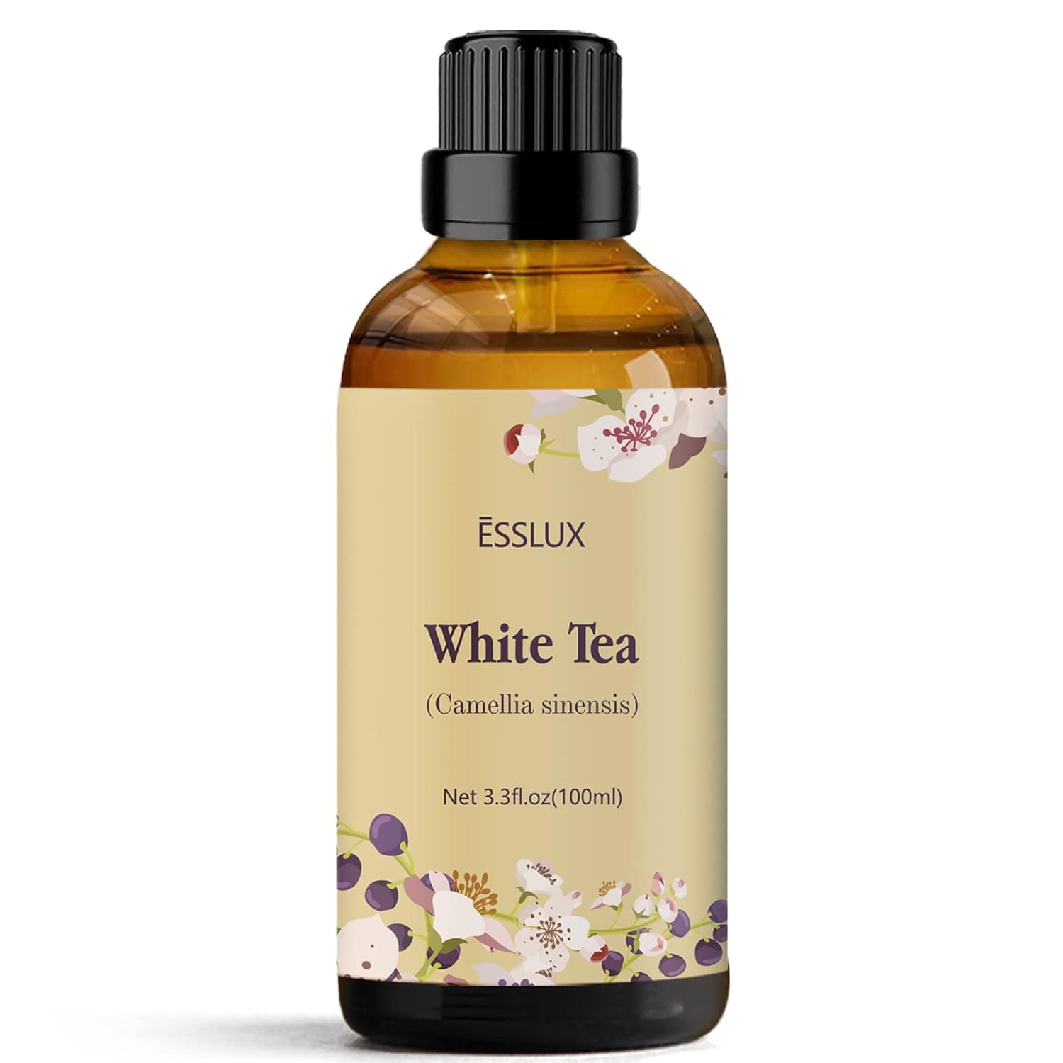 White Tea Essential Oil 30ml & 100ml, ESSLUX Aromatherapy Essential Oils for Diffuser, Massage, Soap, Candle Making, Home Fragranc