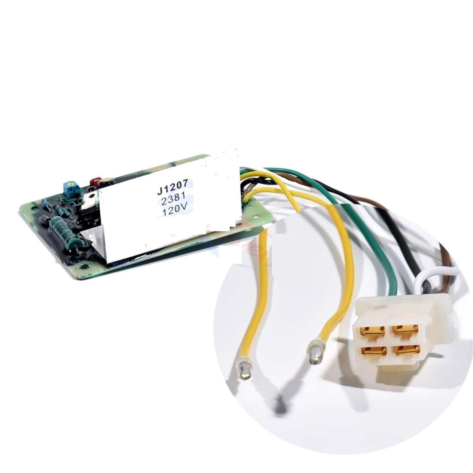 Régulateur de tension AVR J1207 6 fils 120V de rechange pour groupe électrogène