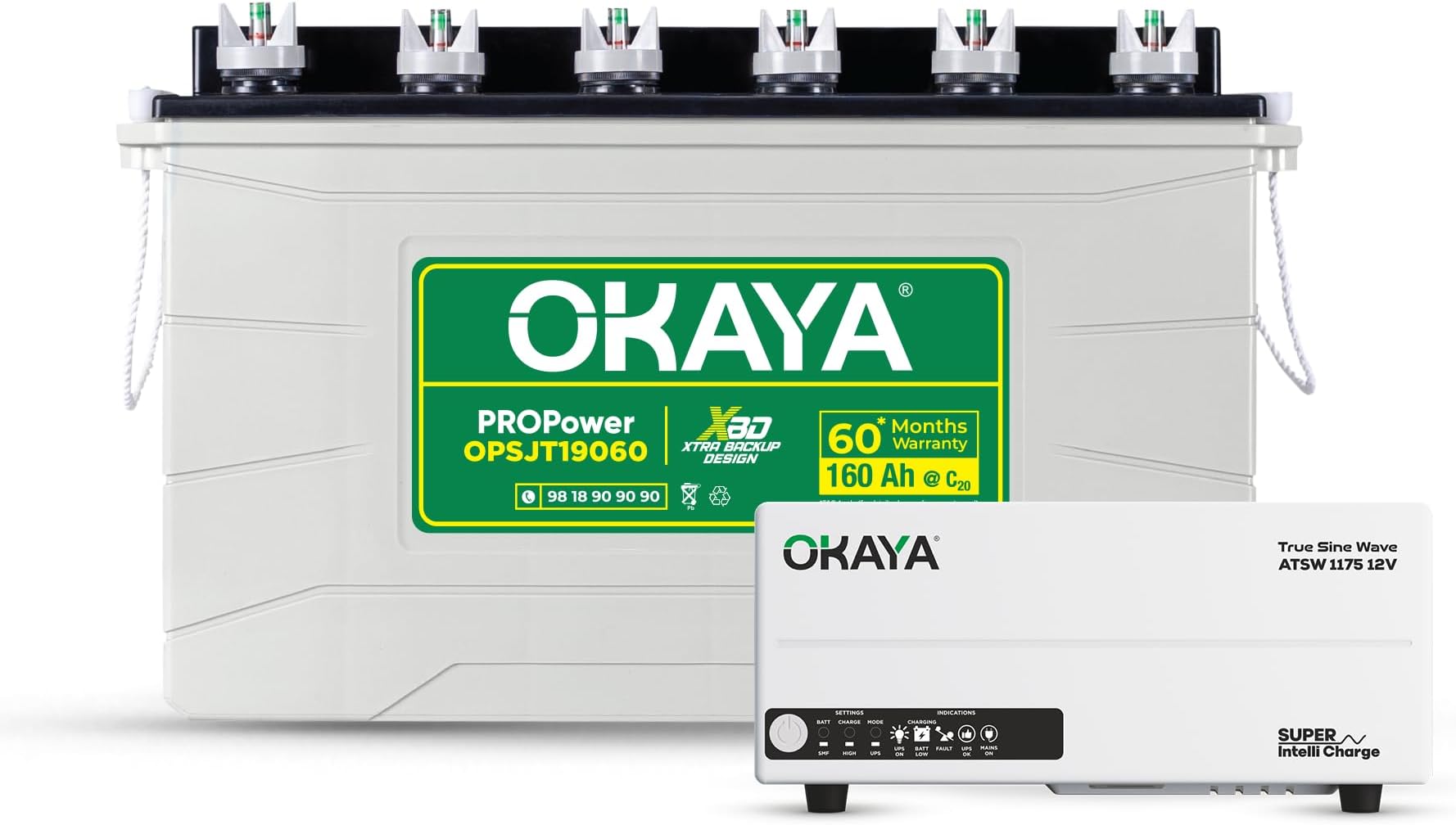 Amazon.in: Buy V-Guard Smart Inverter & Battery Combo (1200 Digital ...