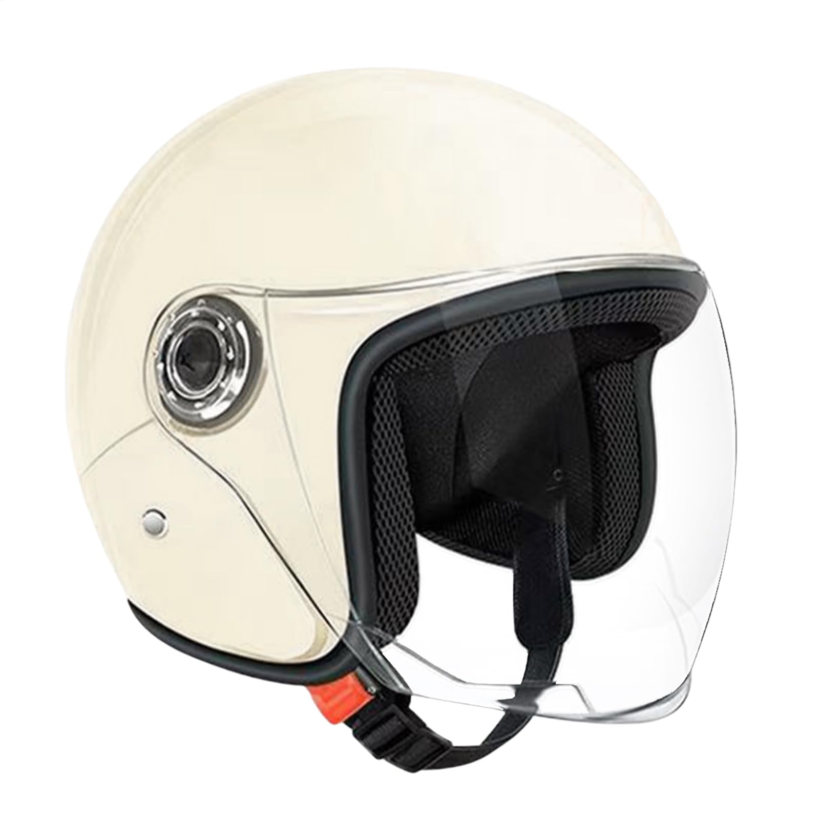 Casques de moto – 65 cm ABS Casque demi-visage respirant Équipement de protection respirant | Parfait pour scooter, vélo de sport, trajets en plein air, aventure en plein air, hommes, femmes
