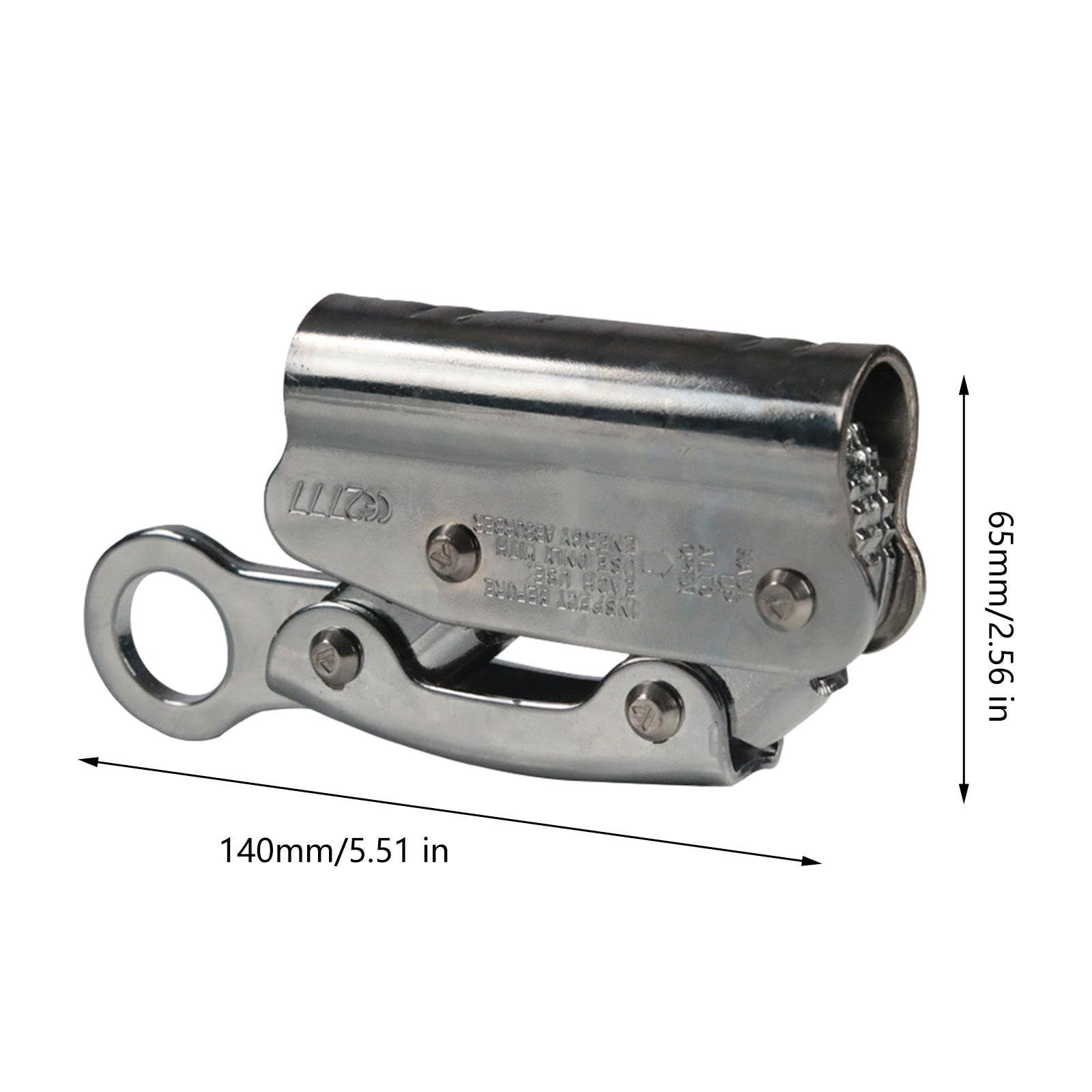 Selbstverriegelnde Seilklemme mit Anti Selbstverriegelung für (8–16 Mm), Robuste Kabelklemme für Baumpfleger Und Höhlenforscher