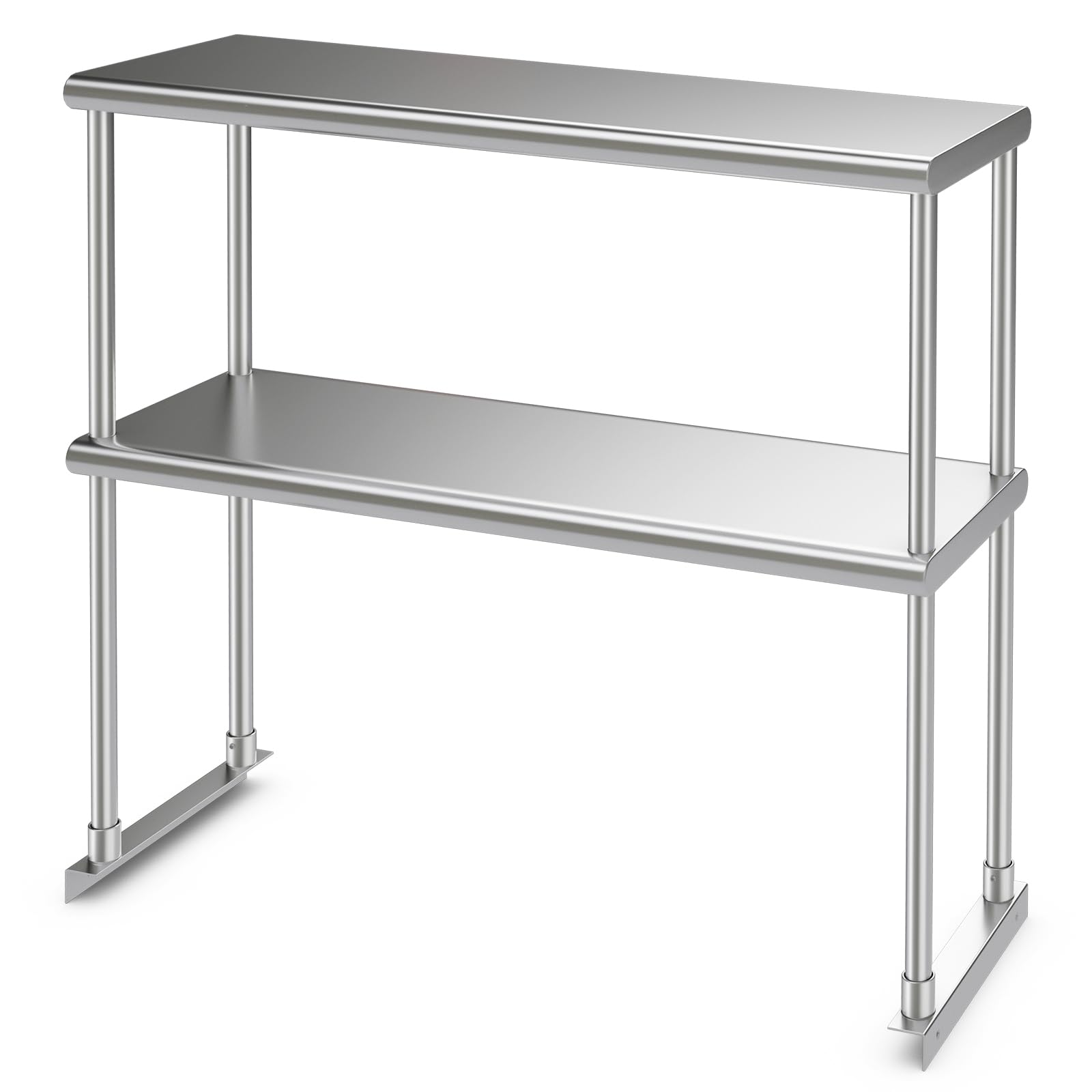 TANGZON Stainless Steel Double Overshelf