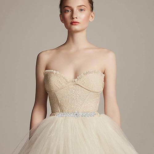 Miniatura 5 de 8 piezas de apliques de diamantes de imitación de cristal plateados para planchar con apliques de fijación en caliente para vestido de novia vestido