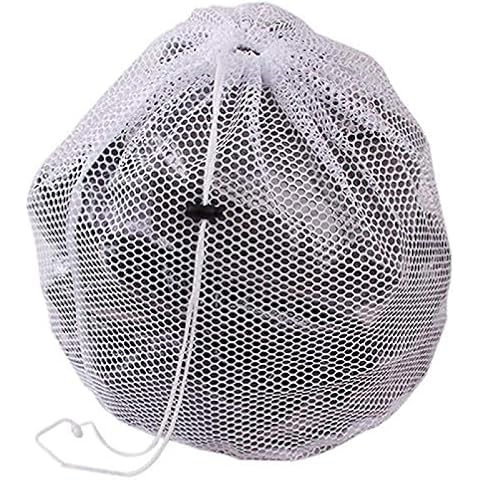Laundry Wash Bag For Washing Machine, Fine Coarse Mesh Net Drawstring Thickened Garment Pouch , Small Cover