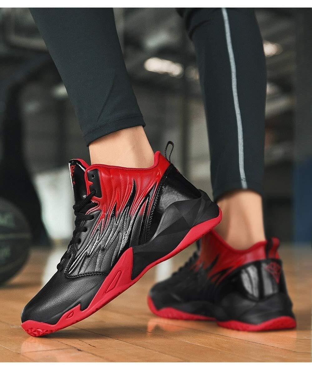 Zapatillas de baloncesto hombre altas, transpirables, entrenamiento