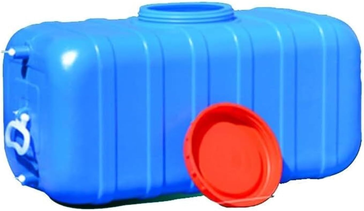 100L Large Capacity Water Tank Cold Water Camping Water Storage Carrier Jug Multifunctional Water Tank Camping Hiking Water Storage Water Container Blue