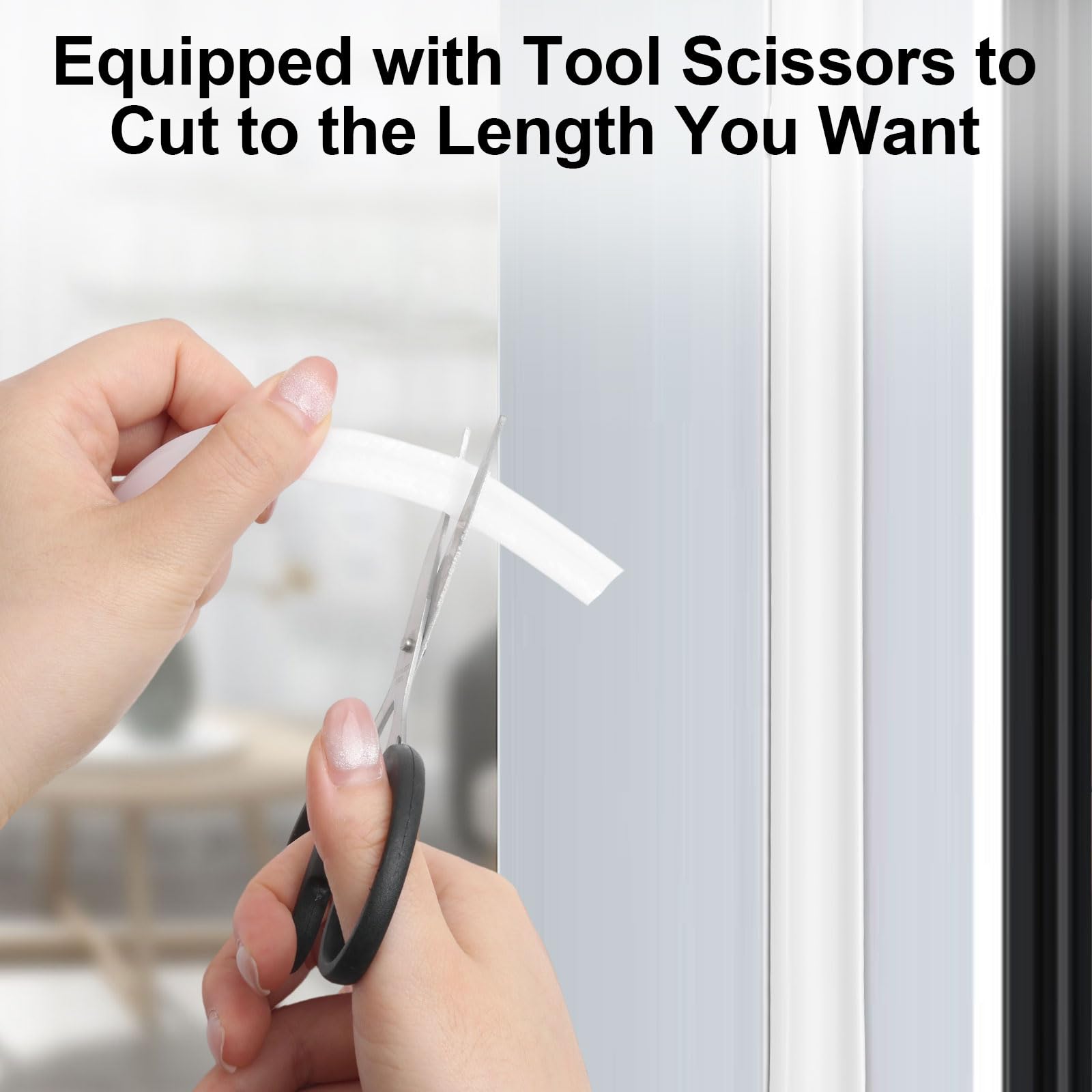 Bohoray 65.6F/t20M Weather Strip Door Seal, Draft Excluder for Doors with Scissor Door Weather Stripping Seal Strip - Image 3